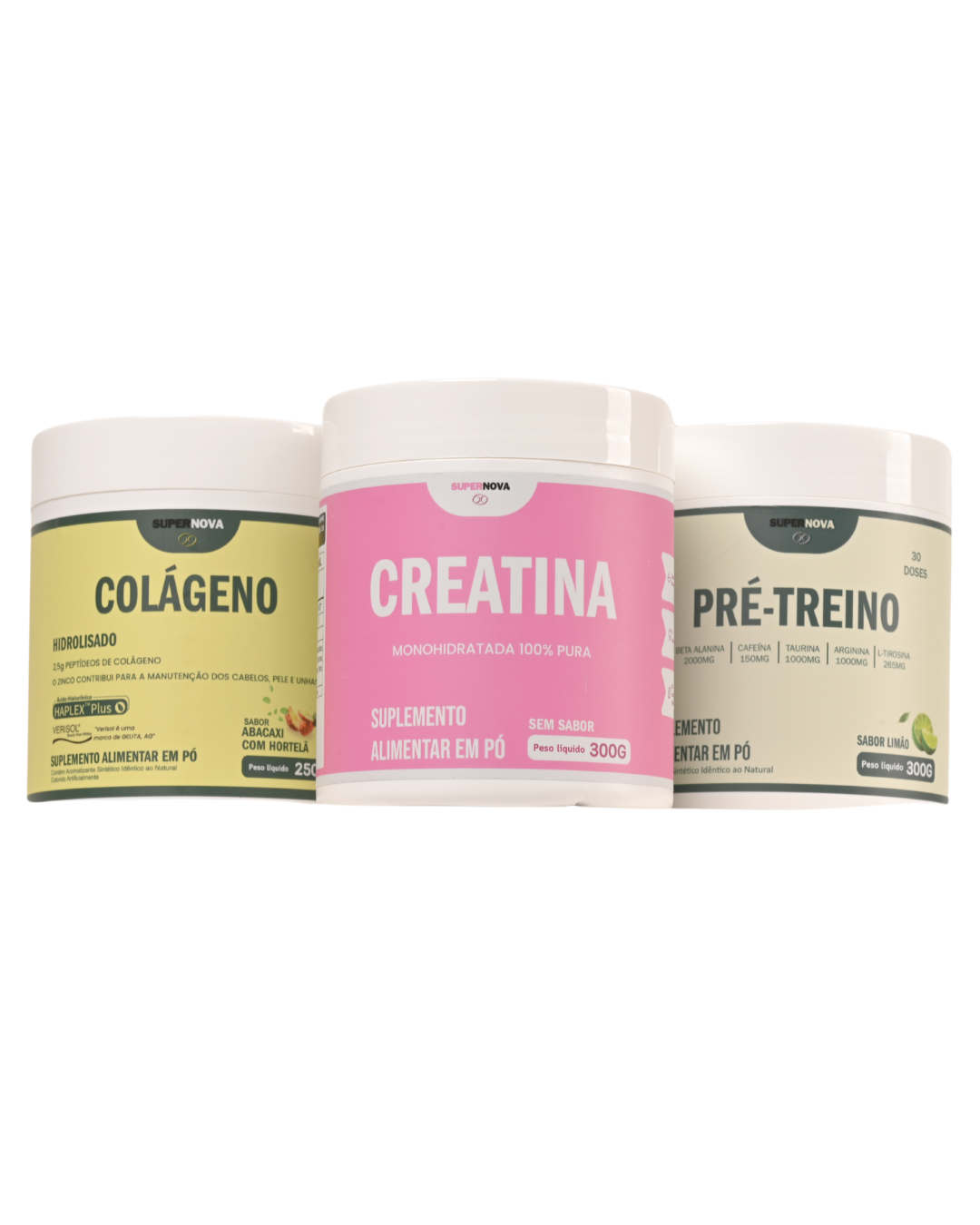 CRETINA,COLÁGENO E PRÉ TREINO COMBO