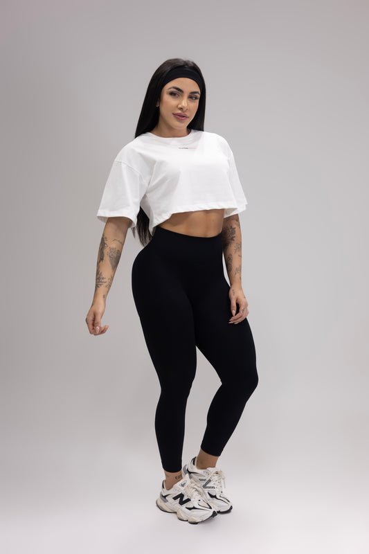CAMISETA CROPPED SUPERNOVA OFF WHITE