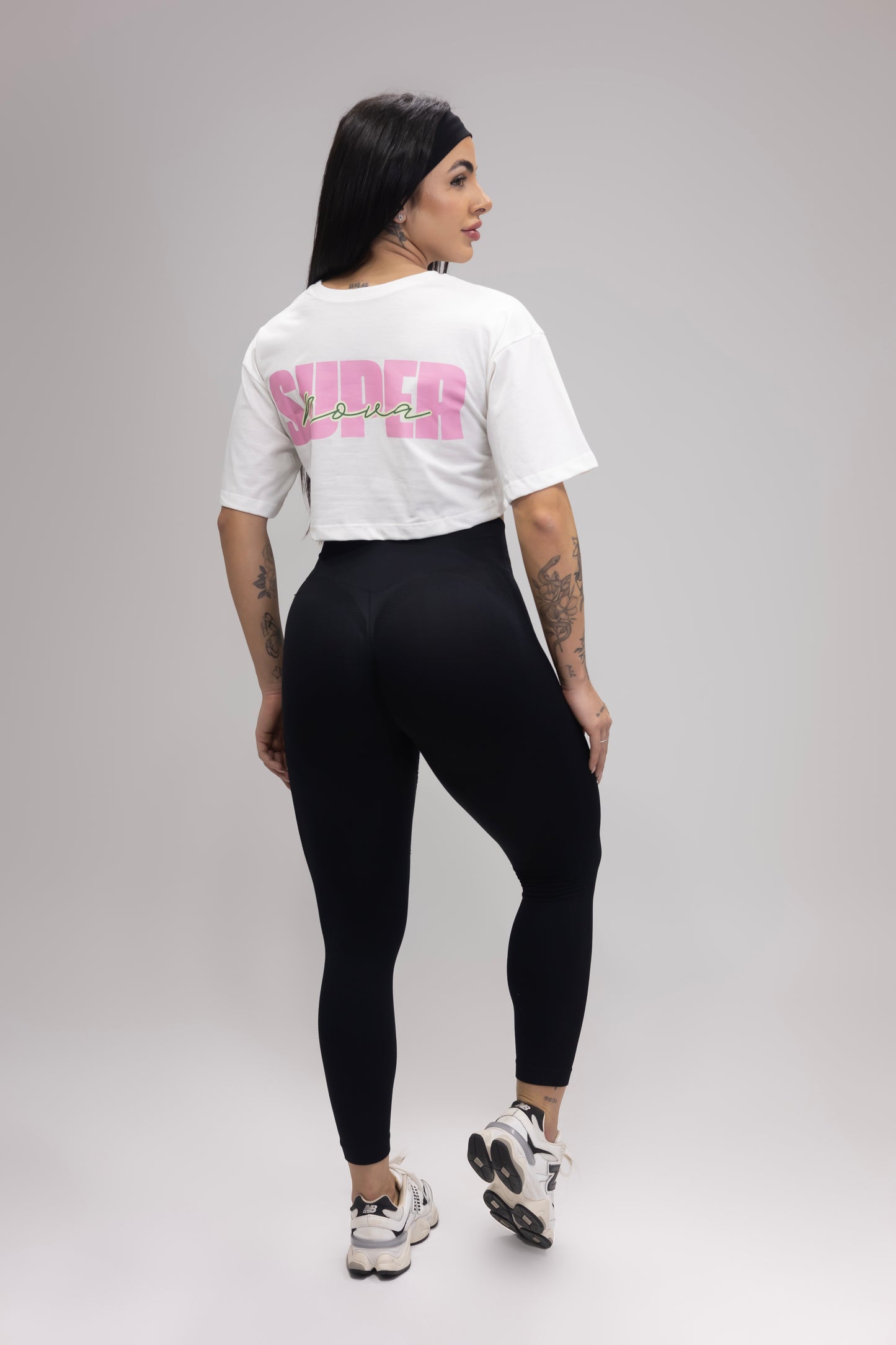 CAMISETA CROPPED SUPERNOVA OFF WHITE