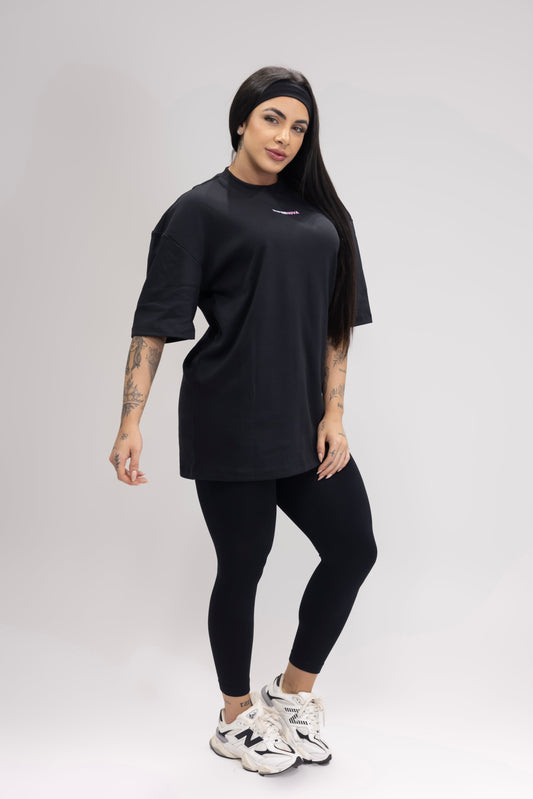 CAMISETA OVERSIZED SUPERNOVA PRETO