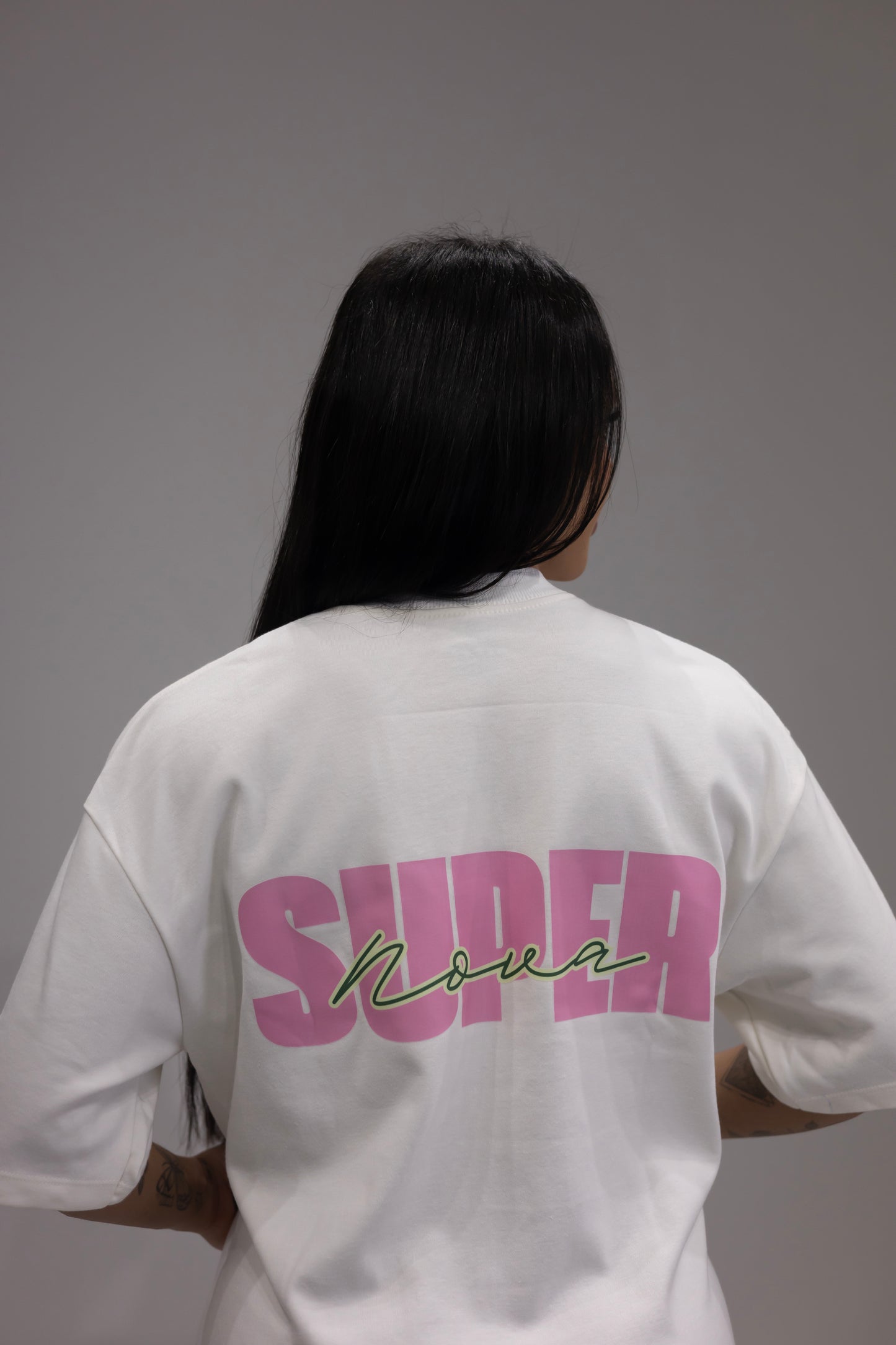 CAMISETA OVERSIZED SUPERNOVA OFF WHITE