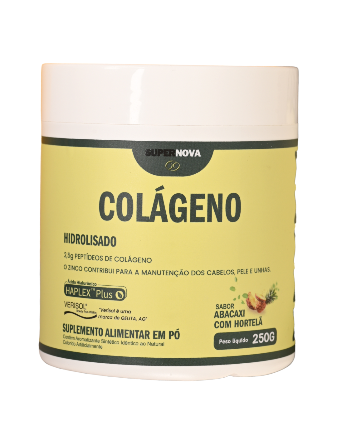 COLÁGENO HIDROLIZADO SUPERNOVA VERISOL PIÑA CON MENTA